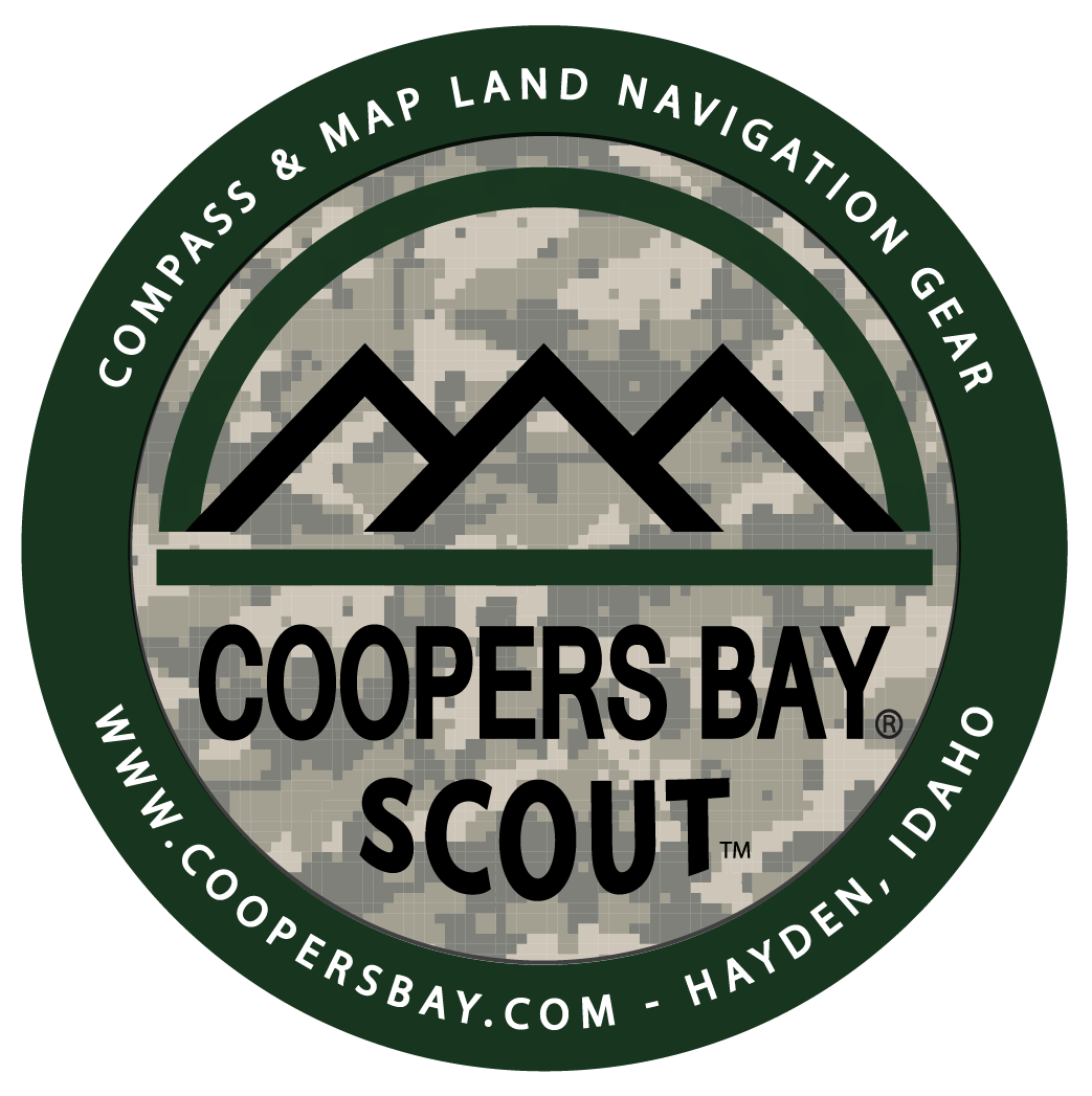 Scout™ Lensatic Compass - Traditional Phosphorescent Military Style - Black