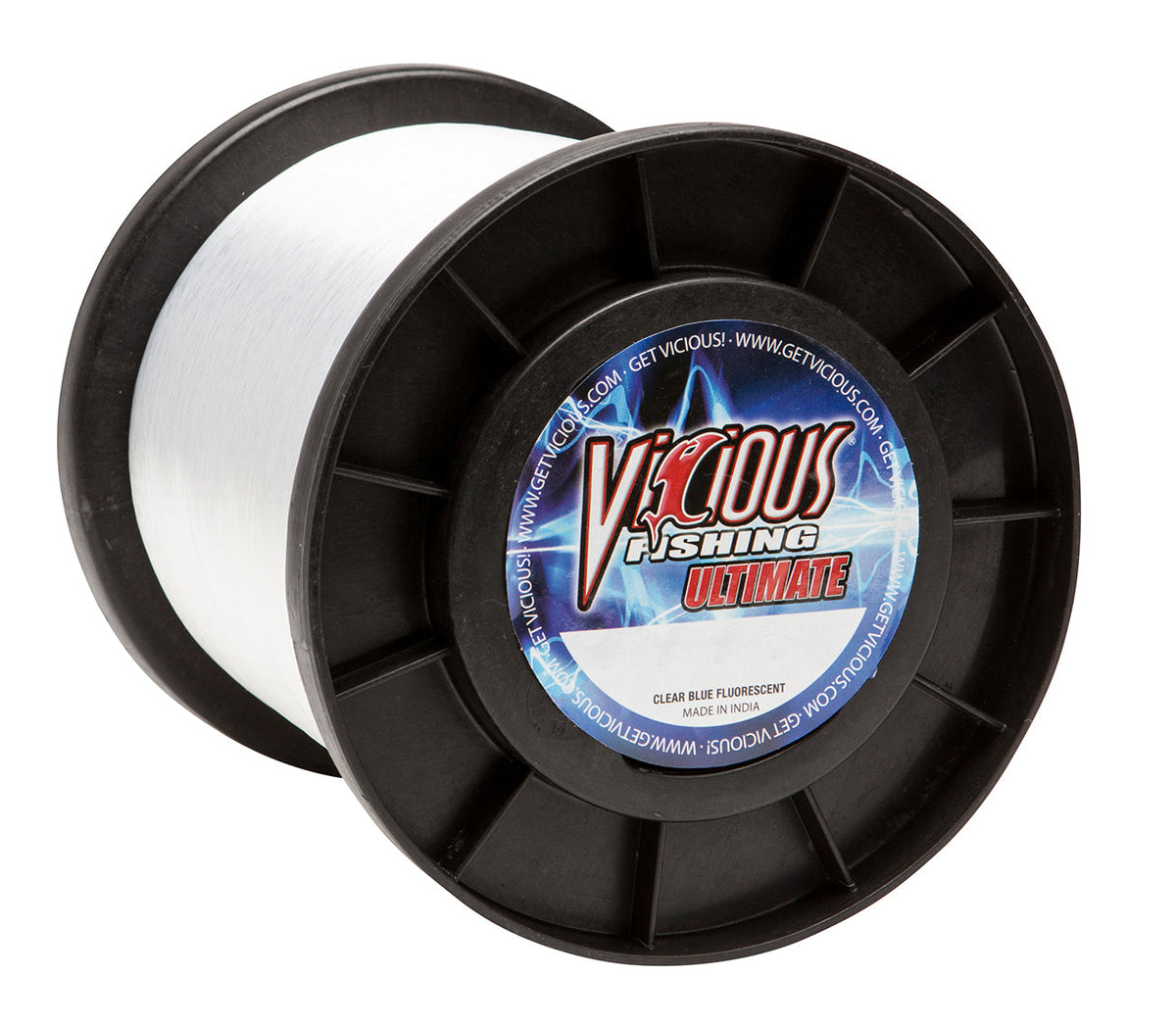 Vicious Ultimate Clear-Blue Fluorescent Mono - 6 Lb Test