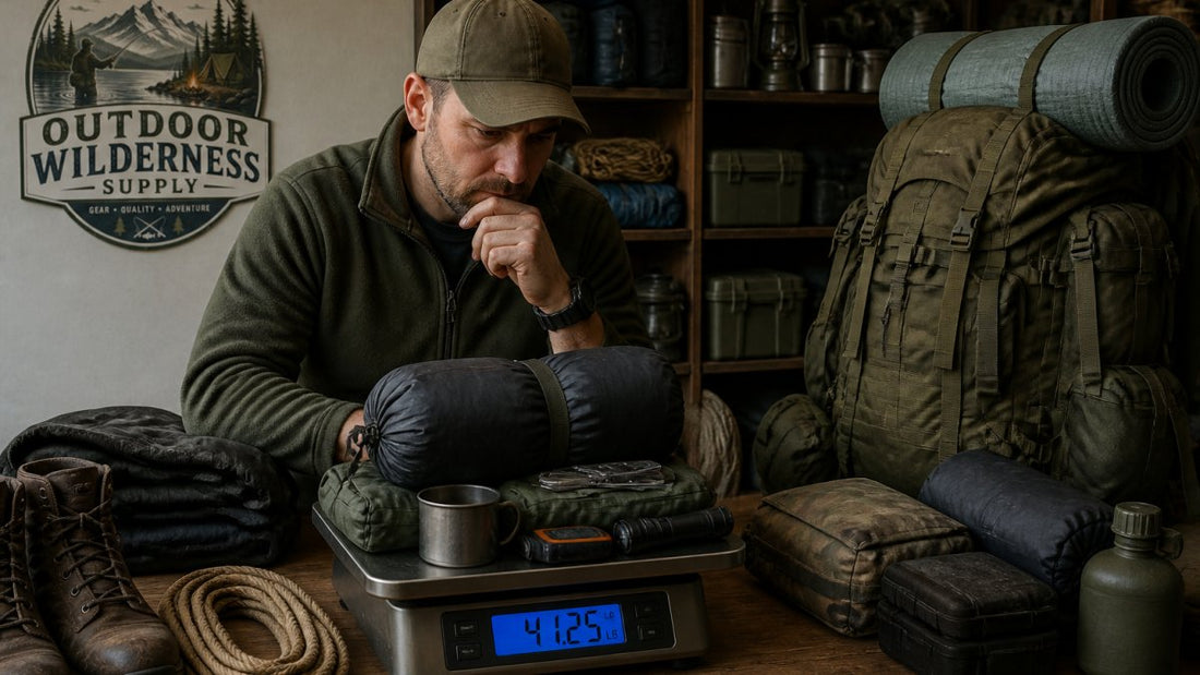Why Heavy Survival Gear Fails: Weight vs. Durability