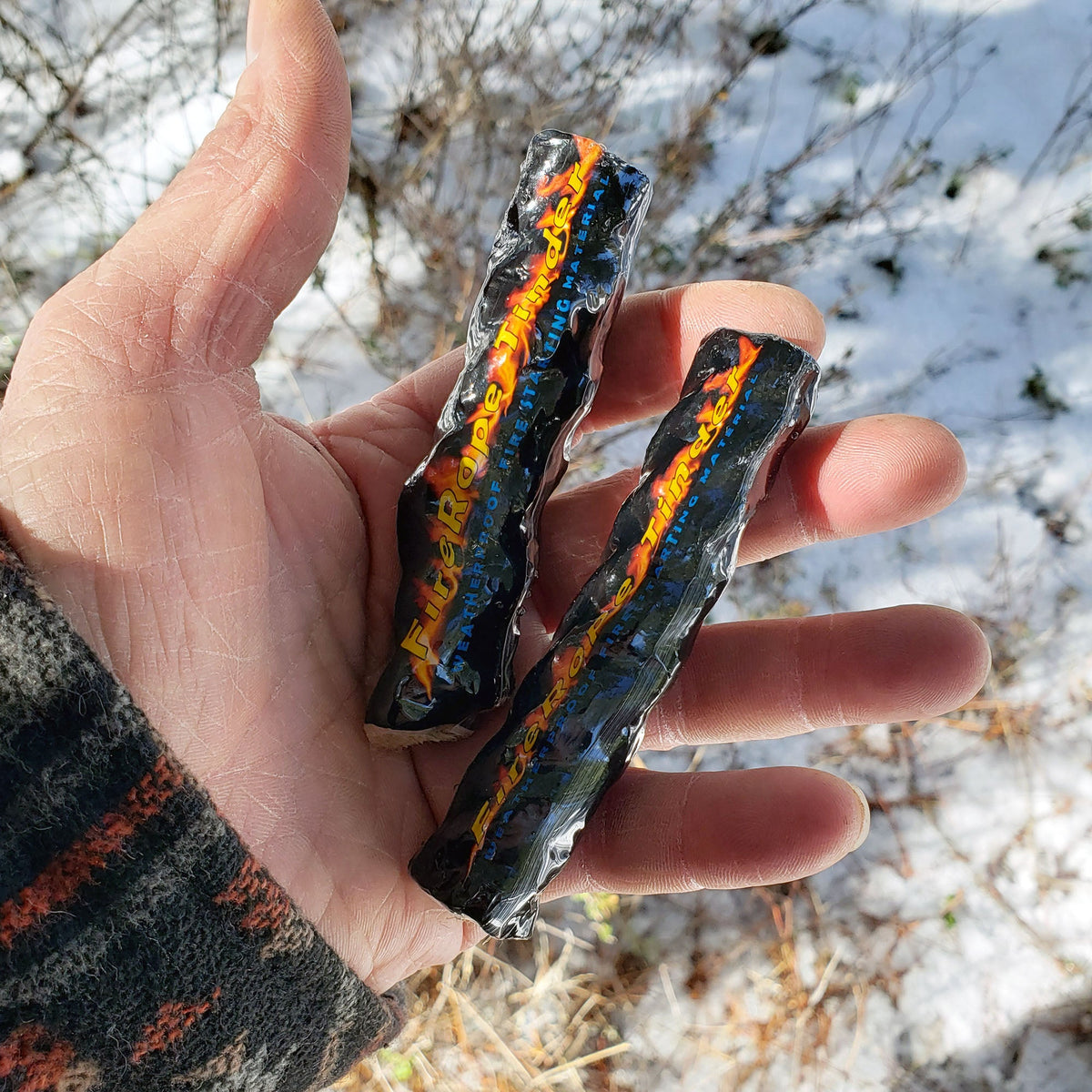 FireStorm™  Large 1/2" Ferro Rod & Tinder Kit