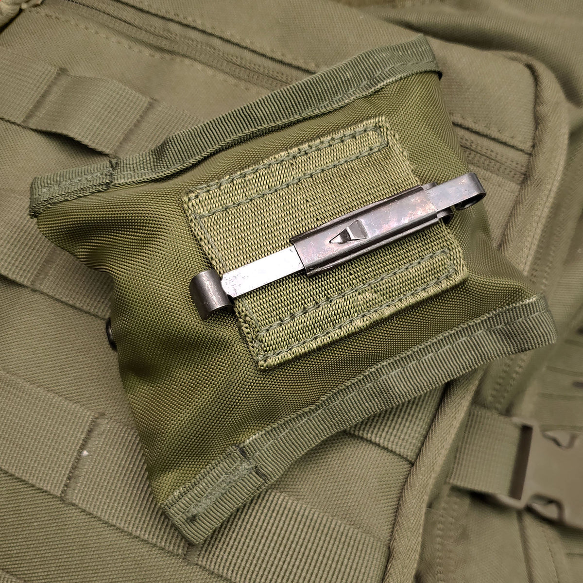 Scout™ Lensatic Compass - Traditional Phosphorescent Military Style with Nylon Carry Pouch