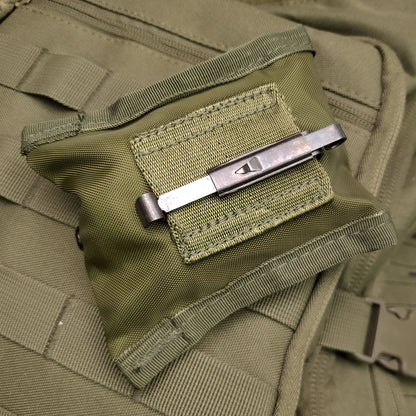 Scout™ Lensatic Compass - Traditional Phosphorescent Military Style with Nylon Carry Pouch