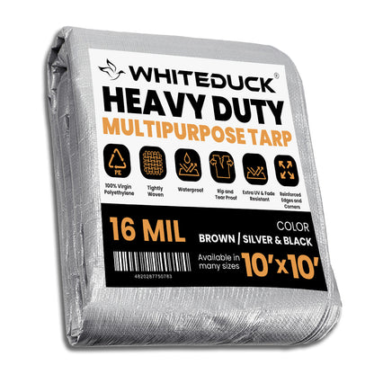 Super Heavy Duty Poly Tarp Cover Thick 16 Mil, 8 oz