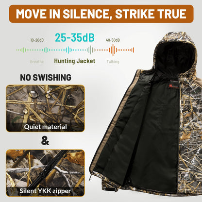 Heated Hunting Jacket for Men