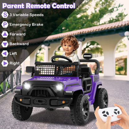 12V Kids Ride on Truck Car Battery Powered Electric Vehicle