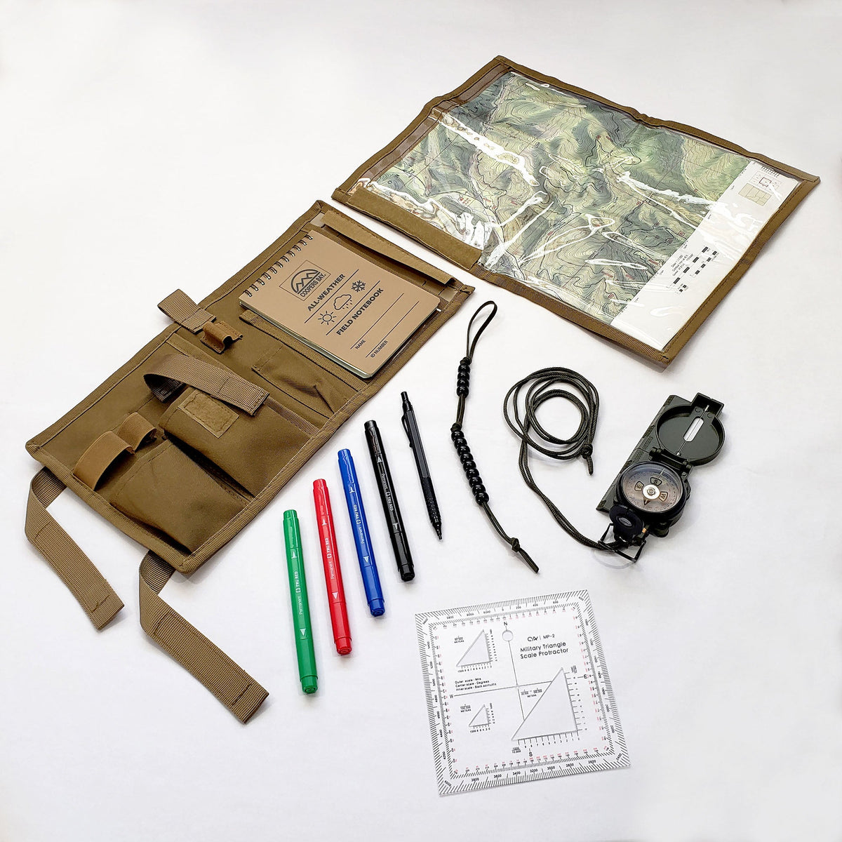 Compass Navigation Kit - Advanced Package  - Includes Multifunction Case w/Protective Map Pouch