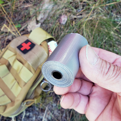 Adventure Tape™ - 3-Pack - Mini Duct Tape Rolls for Camping, Travel, Medical, Cycling, Vehicle, Etc