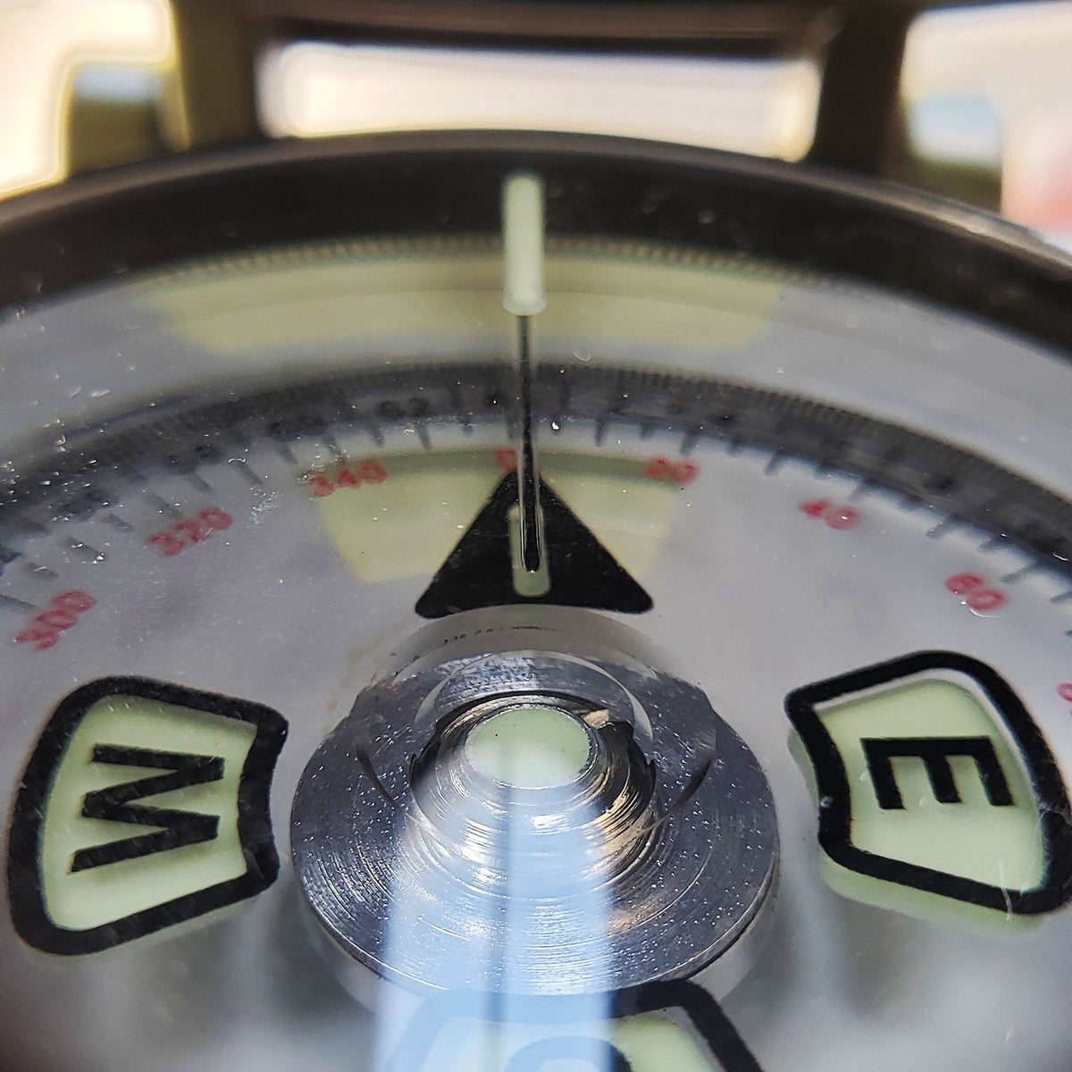 Scout™ Lensatic Compass - Traditional Phosphorescent Military Style - Black