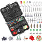 188-Pieces: Portable Fishing Accessory Kit with Tackle Box