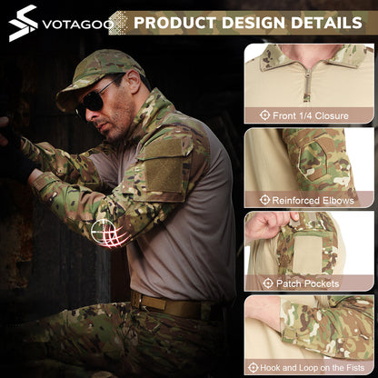 VOTAGOO® Long Sleeve Tactical Shirt