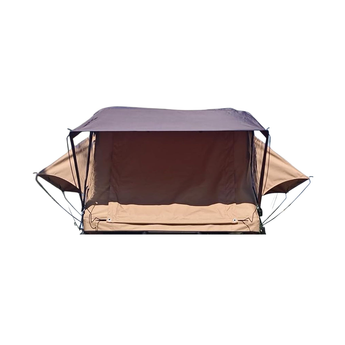 Summit Soft-Shell Aluminum Rooftop Tent With Ladder, LED Light Strip, And Memory Foam Mattress [2-3 Person] (SAK26814)