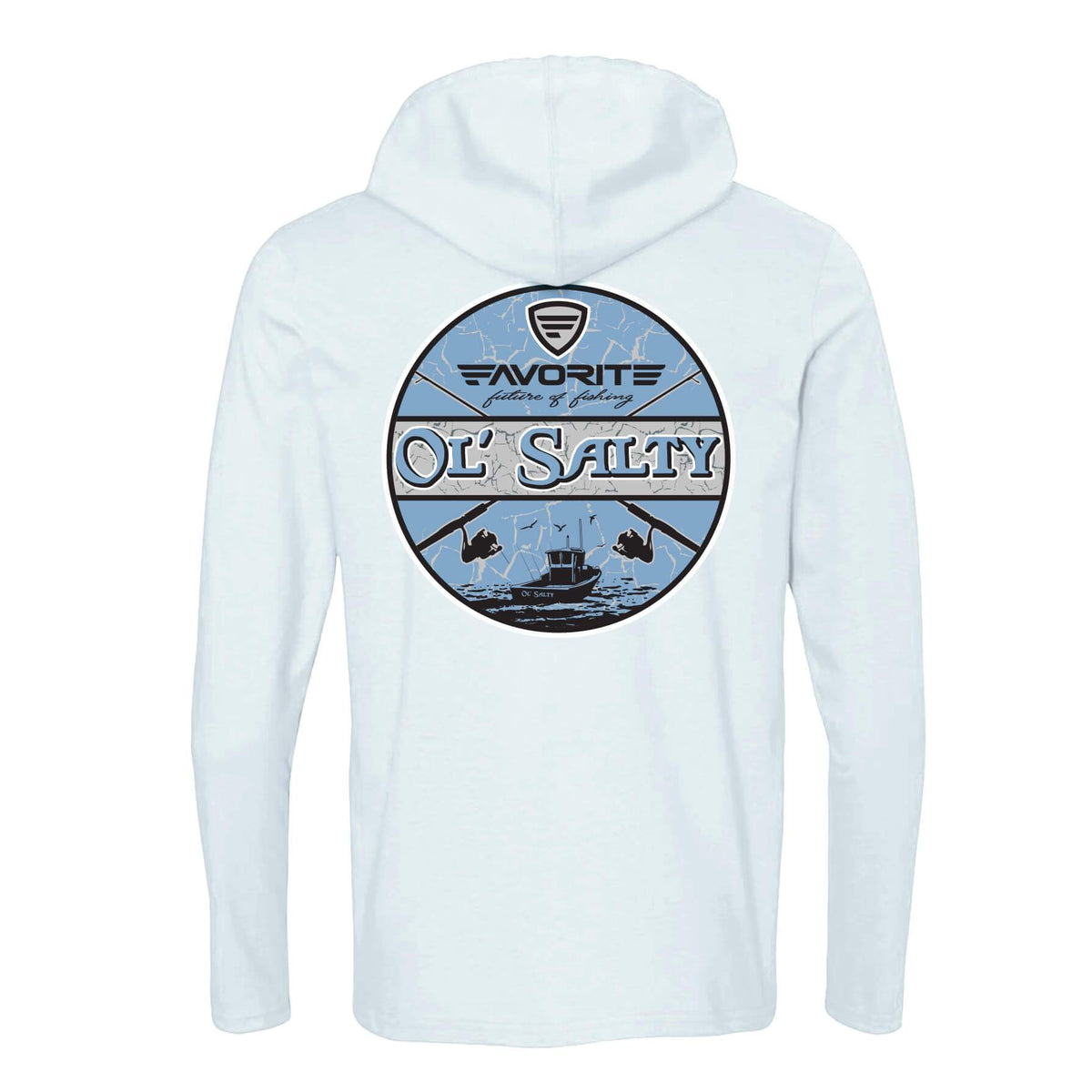 Ol Salty Lightweight Tri-Blend Hoodie