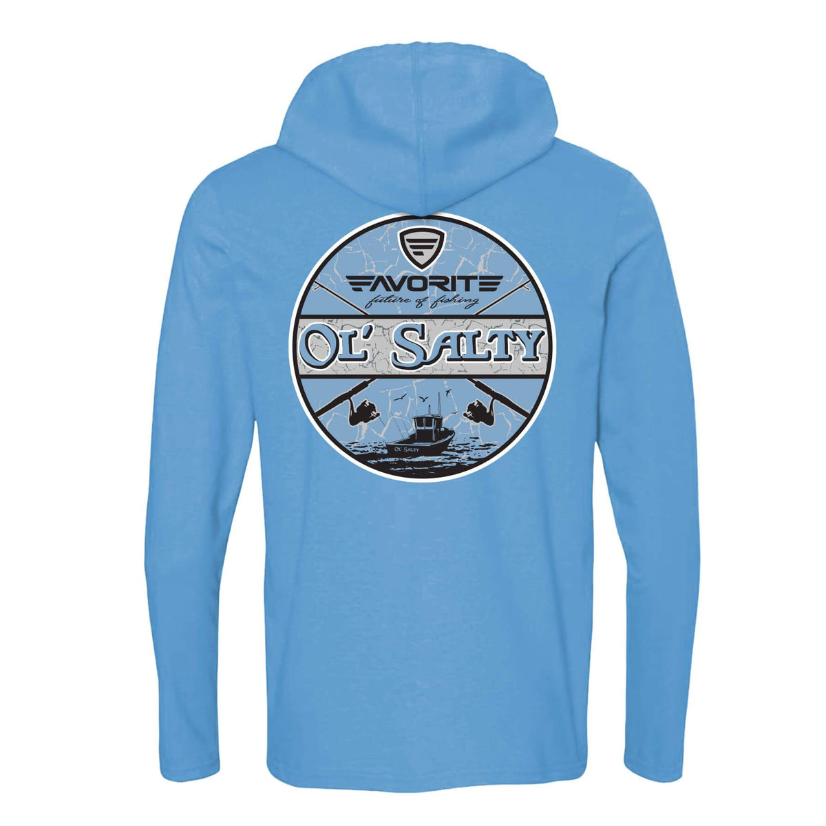 Ol Salty Lightweight Tri-Blend Hoodie