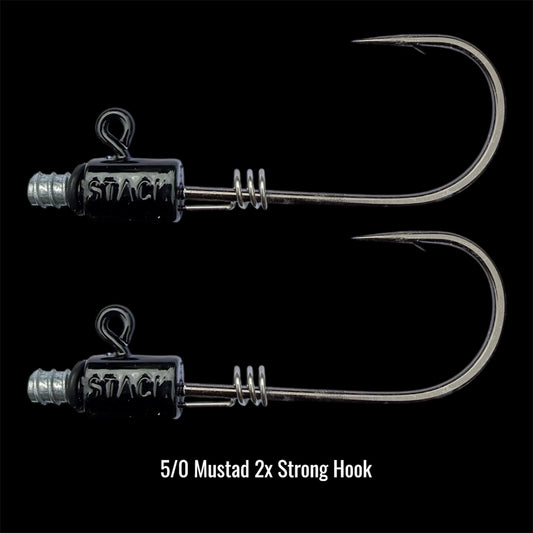 Replacement Hooks- 5/0 Screwy Head Jigs