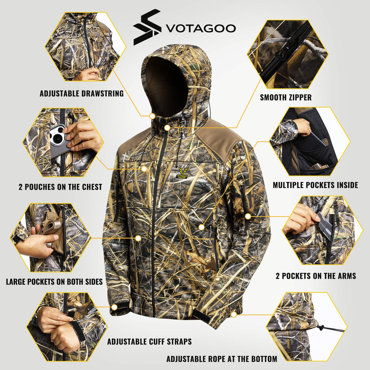 VOTAGOO® Quiet Hunting Jacket