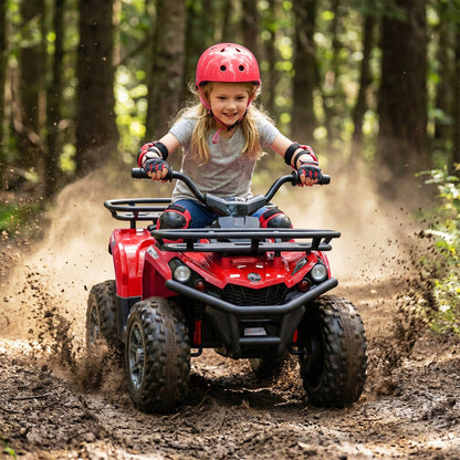 24V Electric Ride On Quad with LED Headlights