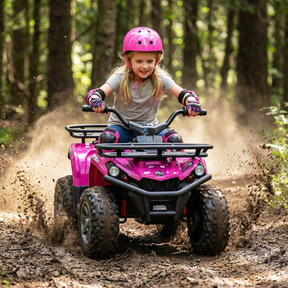 24V Electric Ride On Quad with LED Headlights