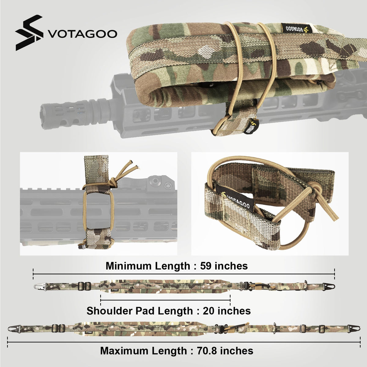 VOTAGOO® QD 2 Point Sling