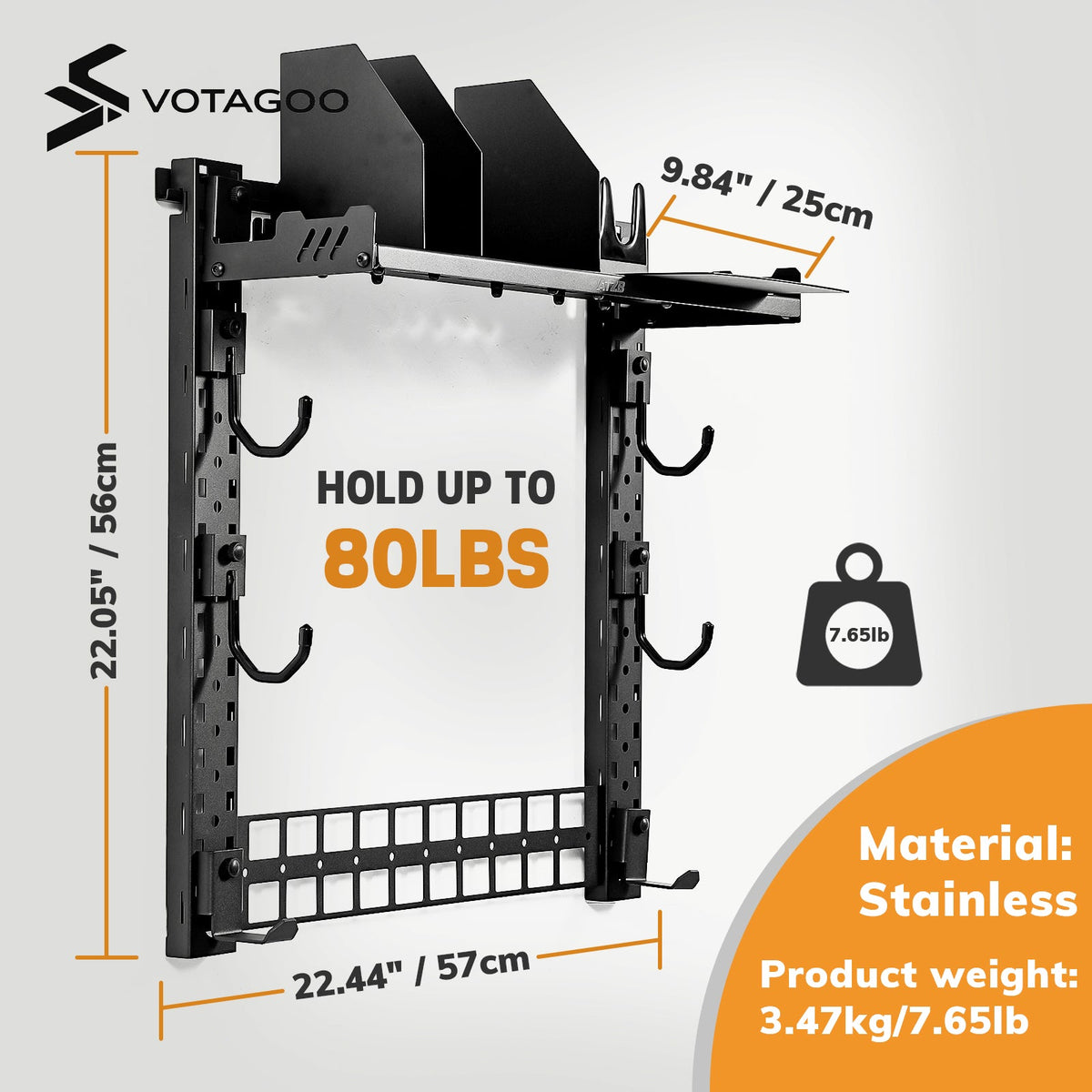 VOTAGOO® Gun Rack for Wall