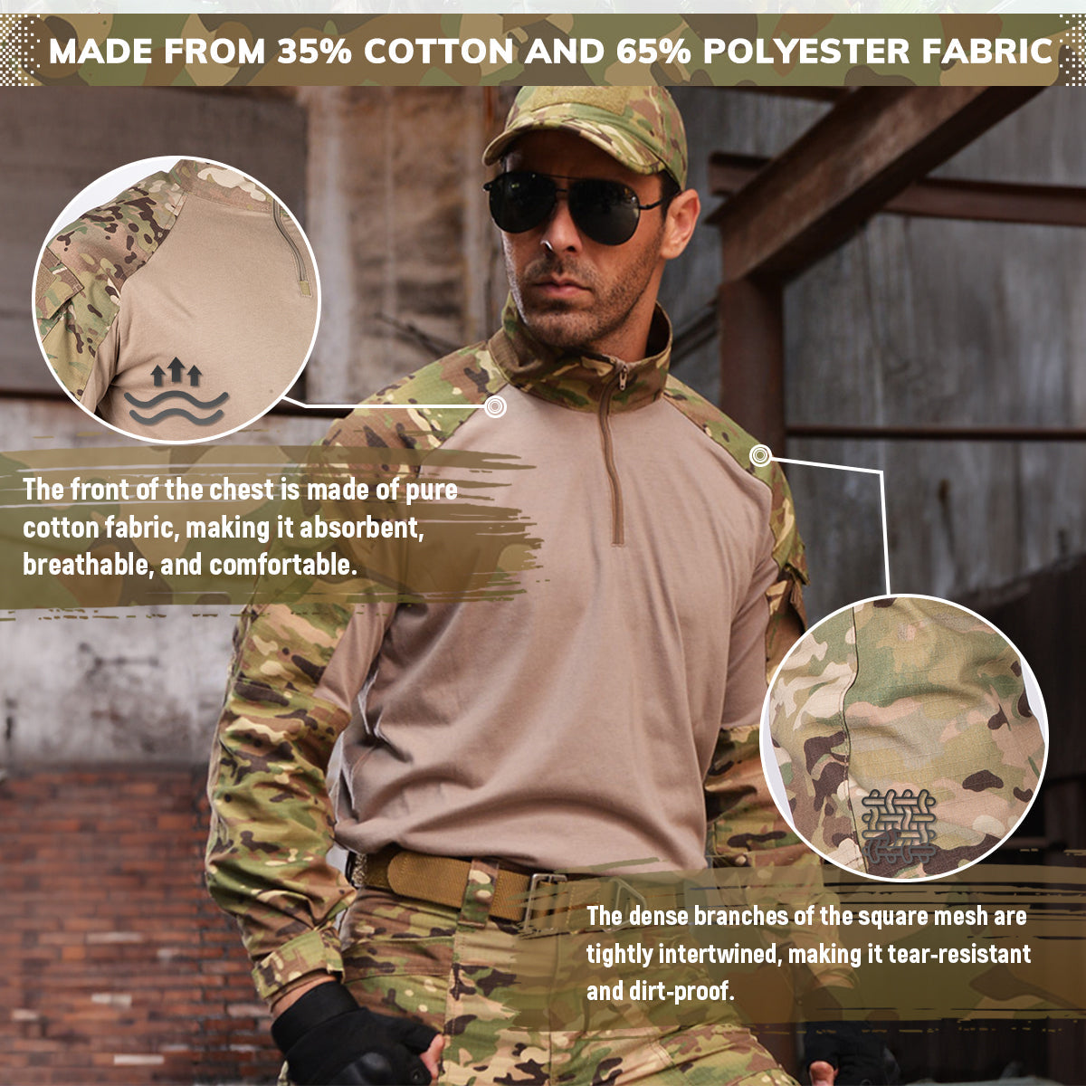 VOTAGOO® Long Sleeve Tactical Shirt