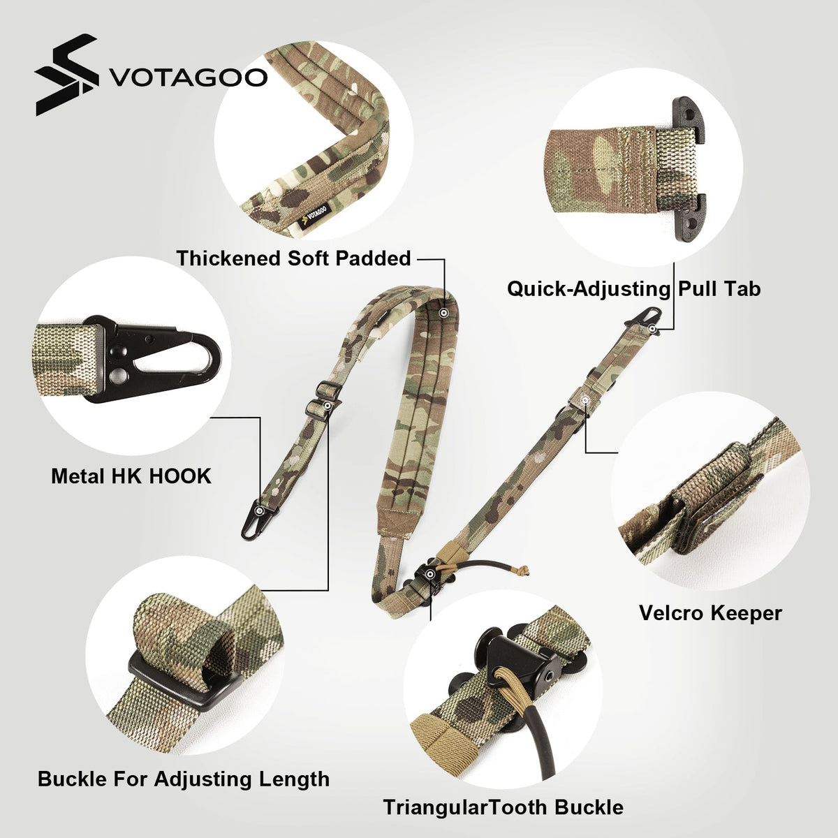 VOTAGOO® QD 2 Point Sling