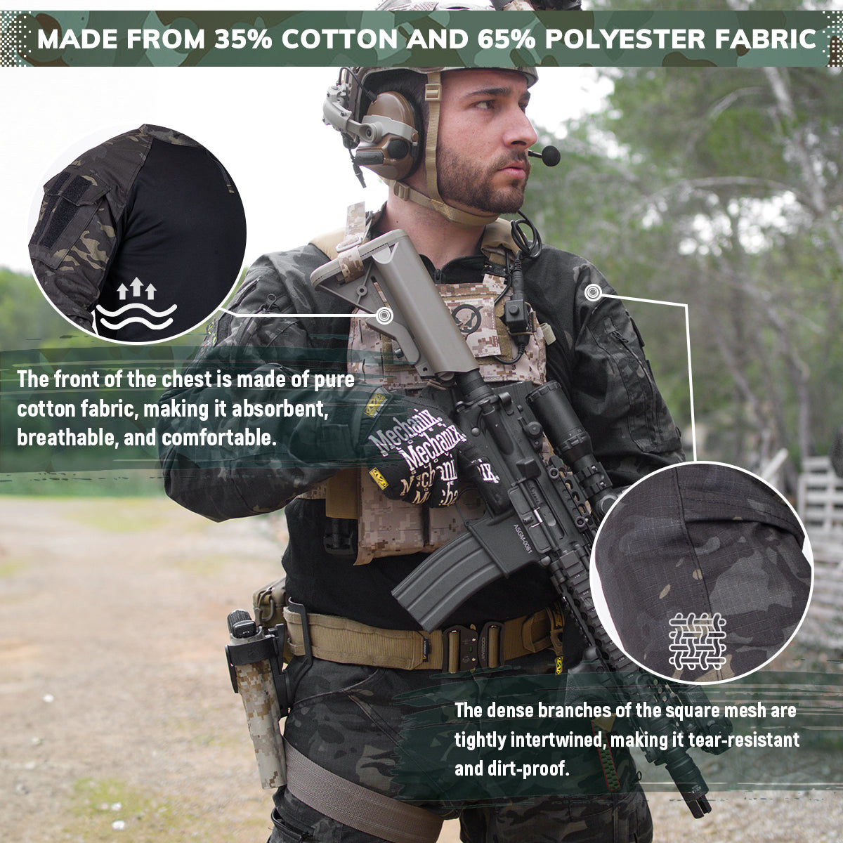 VOTAGOO® Long Sleeve Tactical Shirt