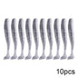 QXO 10pcs/Lot Soft Lures Silicone Bait 7cm 2g Goods For Fishing Sea Fishing Pva Swimbait Wobblers Artificial Tackle