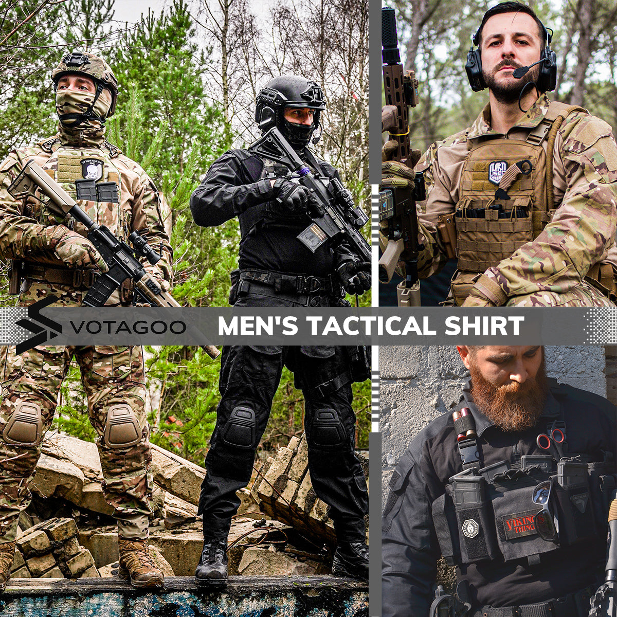 VOTAGOO® Long Sleeve Tactical Shirt