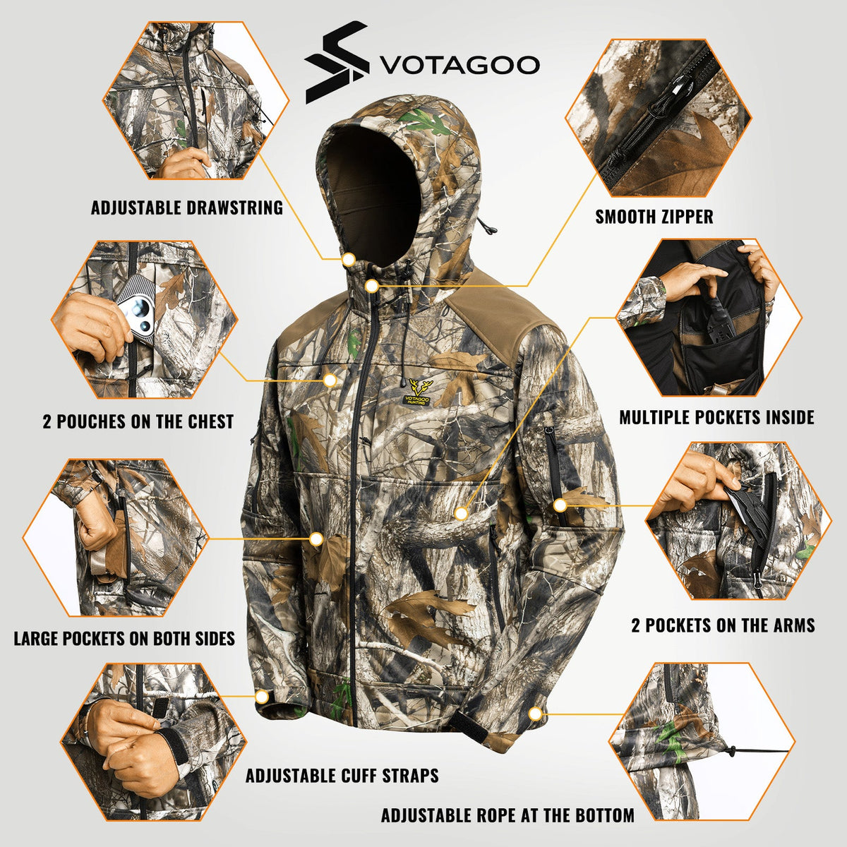 VOTAGOO® Quiet Hunting Jacket