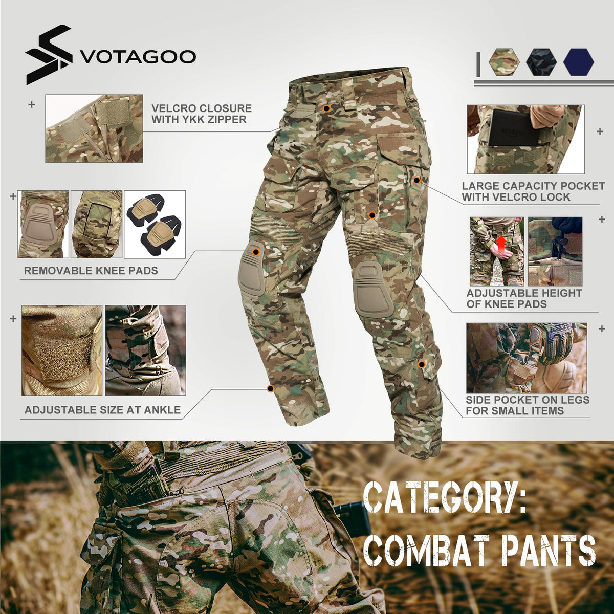VOTAGOO® G3 Combat Pants