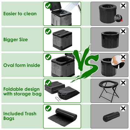 Portable Toilet For Car Camping Boating Hiking Outdoor