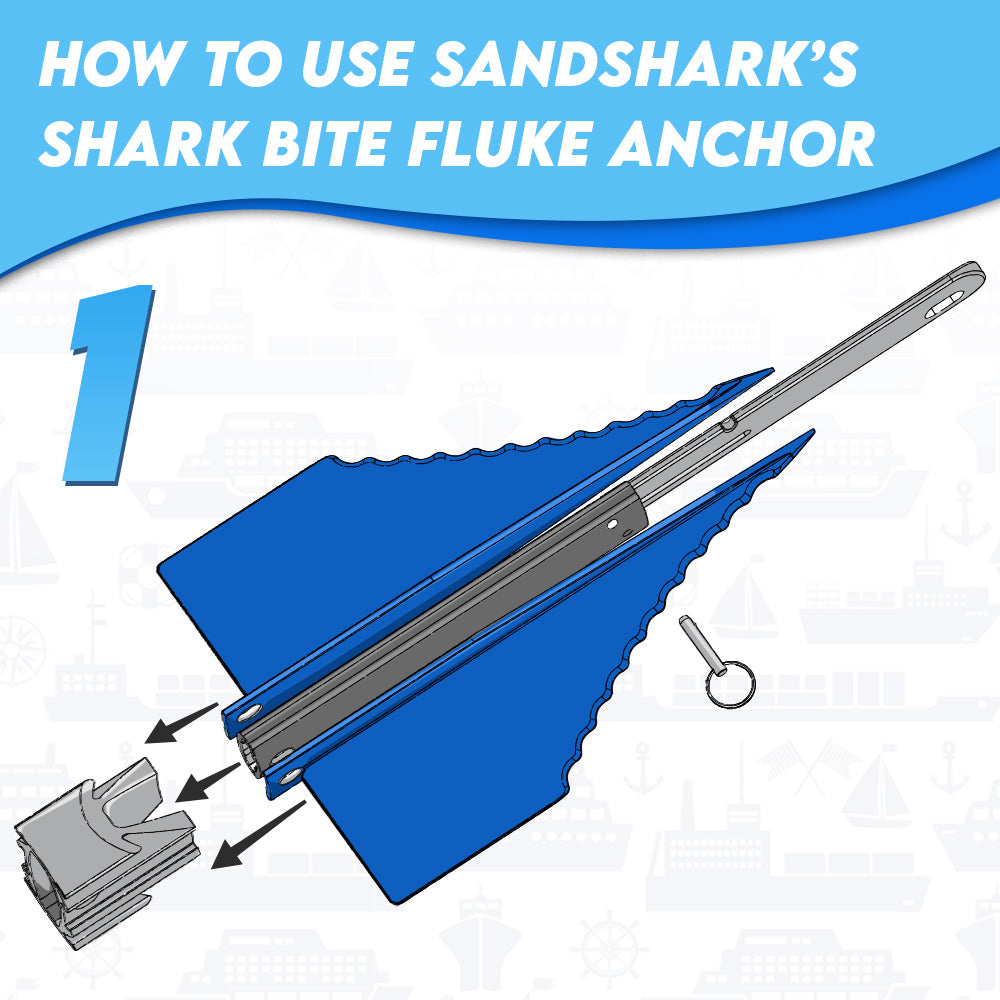 Fluke Anchor - Retractable Shaft (5lbs)