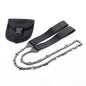 Outdoor hand zipper saw pocket chain saw garden tools 11/16/33 teeth 24 inch portable camping survival wire saw