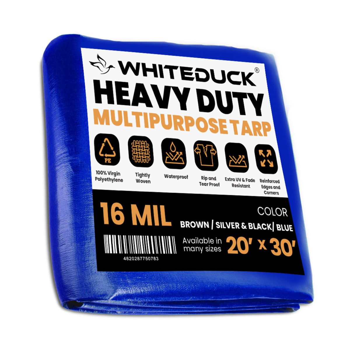 20’ x 30’ Super Heavy Duty Poly Tarp