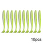QXO 10pcs/Lot Soft Lures Silicone Bait 7cm 2g Goods For Fishing Sea Fishing Pva Swimbait Wobblers Artificial Tackle