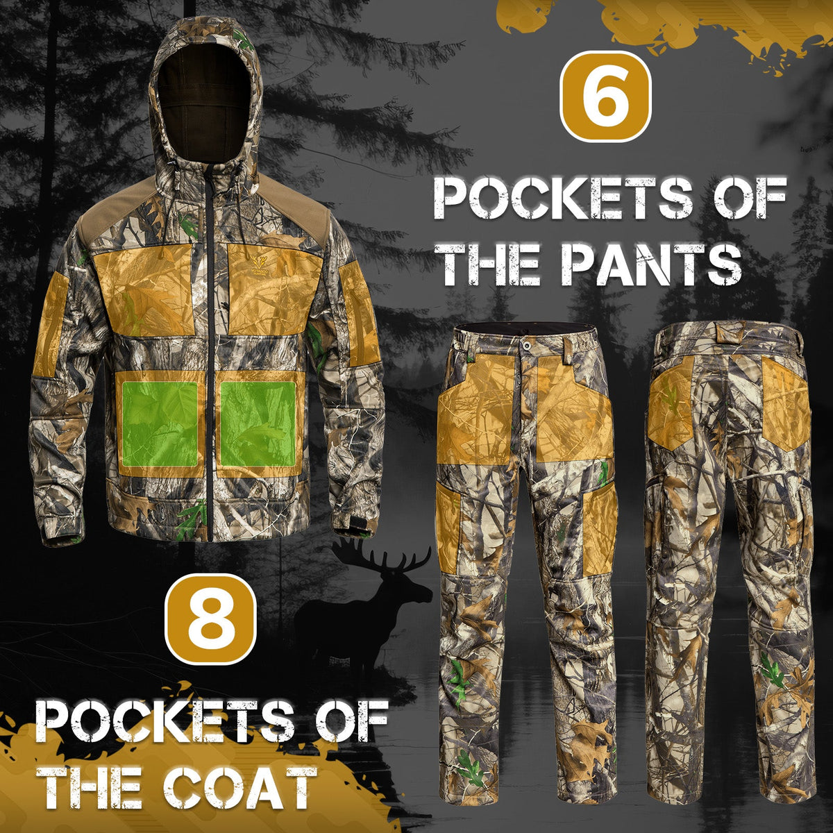 VOTAGOO® Quiet Hunting Suit