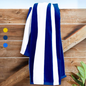 Standard Cabana Beach Towel: 100% Cotton Terry Velour
