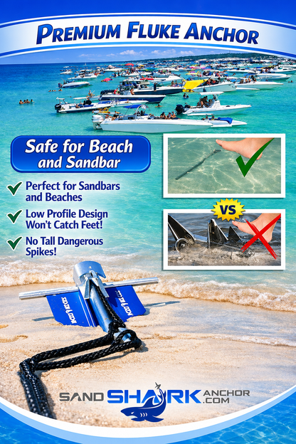 Fluke Anchor - Retractable Shaft (5lbs)