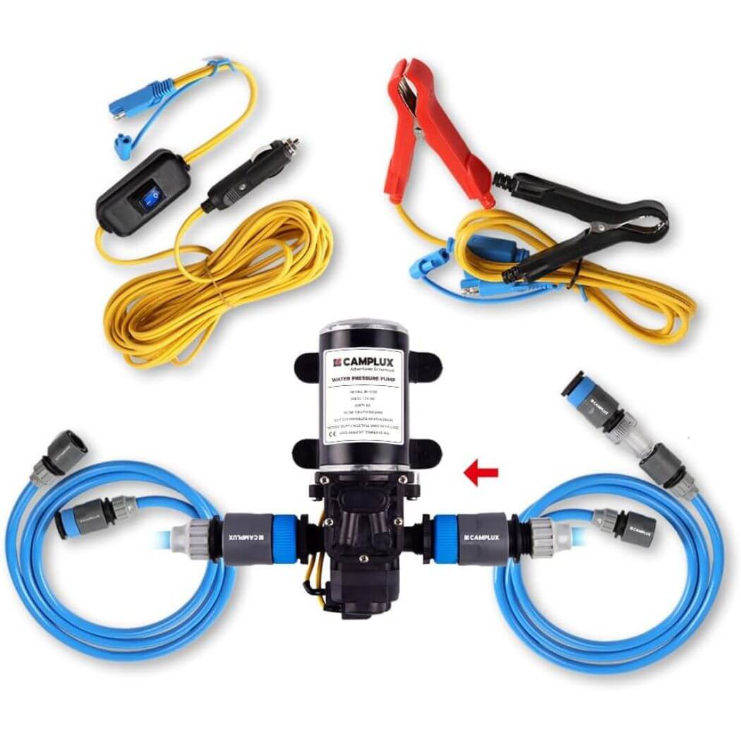 Camplux AY132GMAX Portable Propane Water Heater, Pump Stand Kit