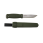Mora Garberg Stainless Military Green with Simple Poly Sheath #14472