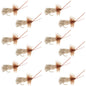 Goddard Caddis Dry Fly - 12 Flies Size 14