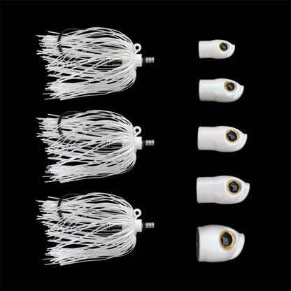 Skirted Screwy Head Jigs