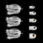 Skirted Screwy Head Jigs
