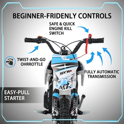 SYX MOTO Holeshot Z 50cc 4-Stroke Kids Dirt Bike