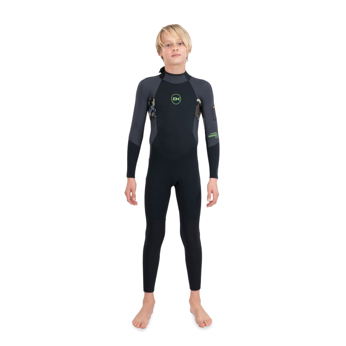 Dakine Kids Ranger Surf Hybrid Back Zip 3/2mm