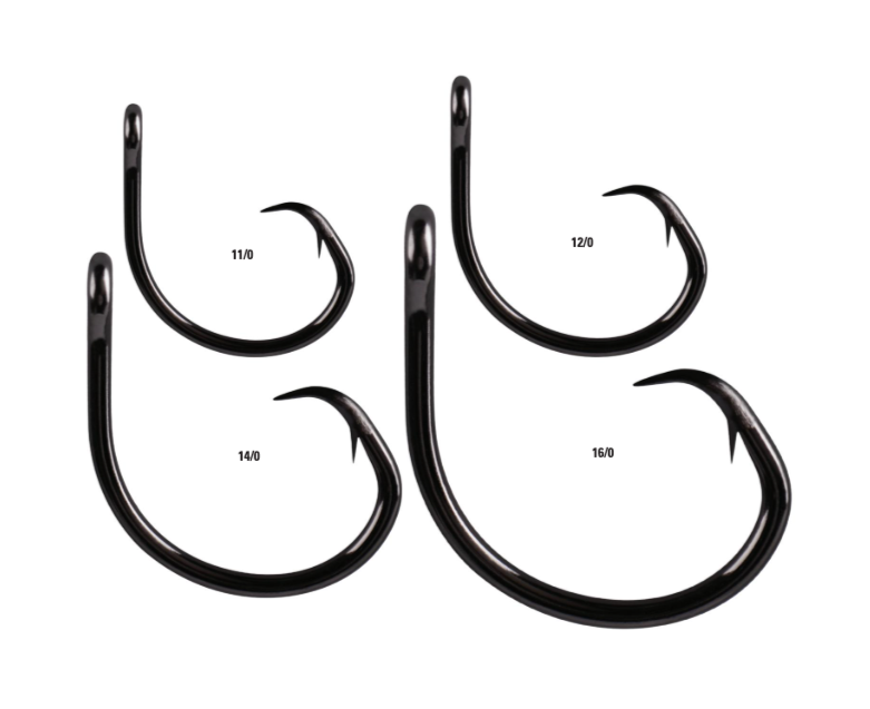 Mustad 39950NP-BN Demon InLine Circle Hooks