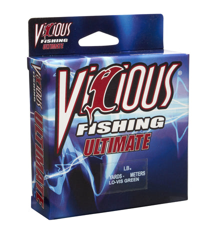 Vicious Ultimate Lo-Vis Green Mono - 8 Lb Test