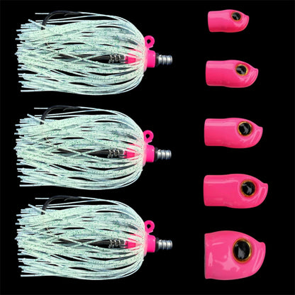 Skirted Screwy Head Jigs