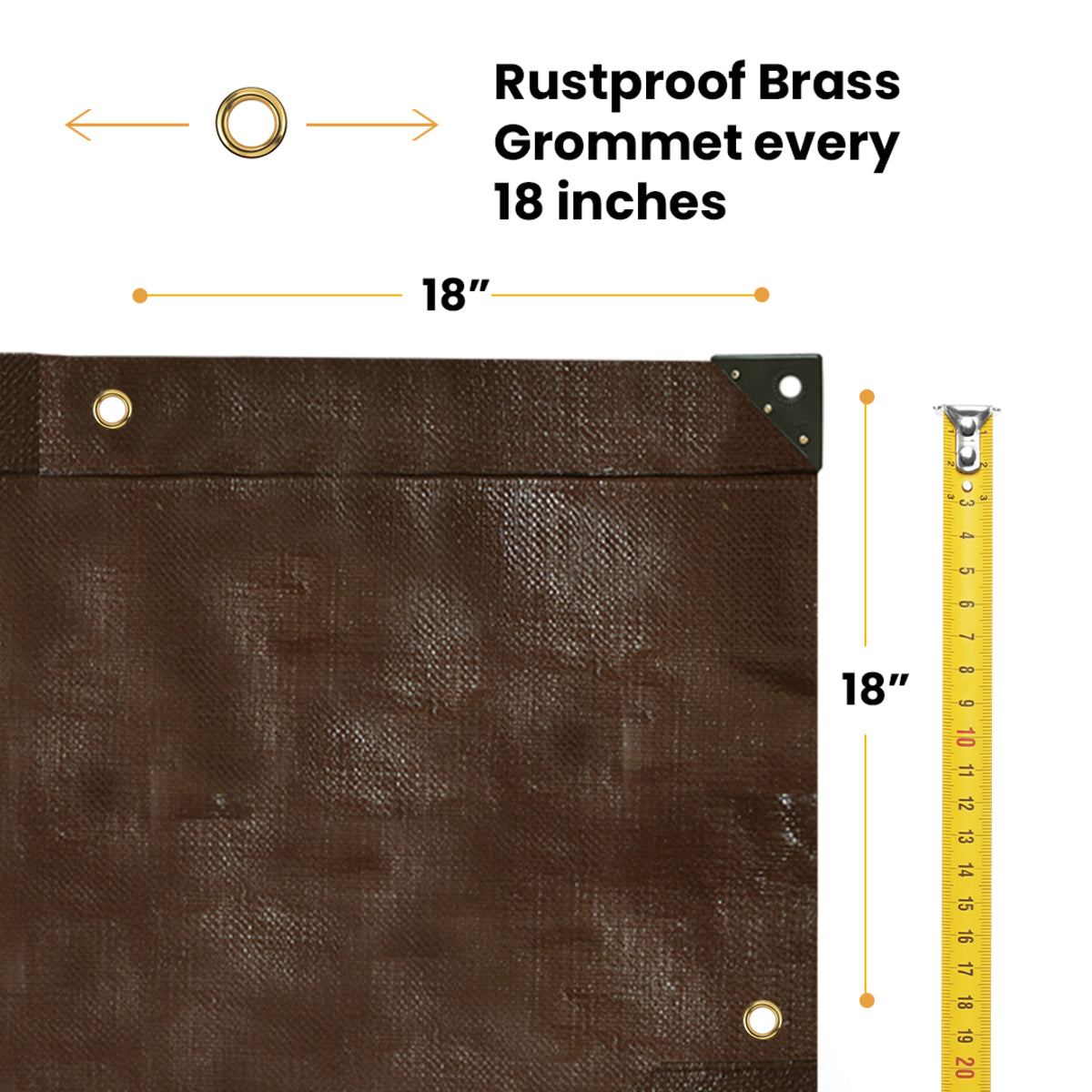 20’ x 30’ Super Heavy Duty Poly Tarp