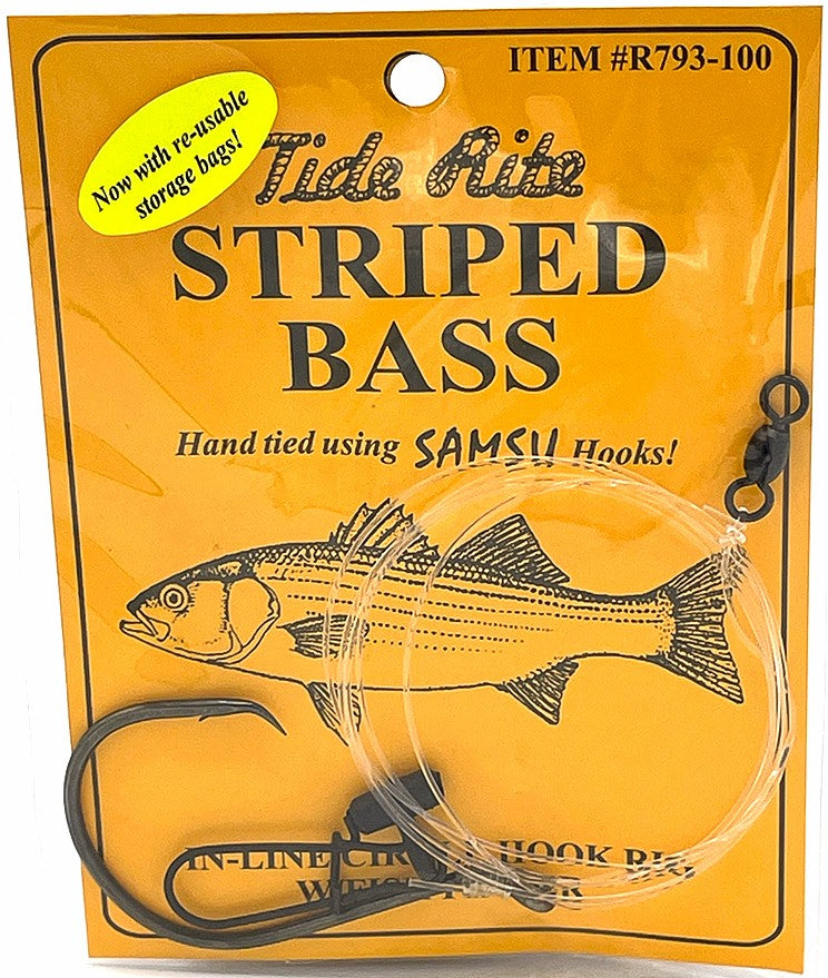 Tide Rite Striped Bass Bait Rig In-Line Circle w/ Fish Finder